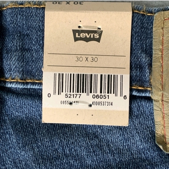 NWT Levi's 559 Jeans 30 x 30 Relaxed Straight Leg Stretch - Picture 5 of 16